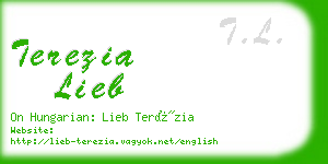 terezia lieb business card